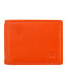 Оранжев мъжки портфейл от естествена кожа с RFID защита-0 снимка