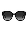 Черни дамски слънчеви очила -1 снимка
