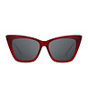 Червени дамски слънчеви очила -1 снимка