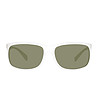 Мъжки слънчеви очила с бяла рамка-1 снимка