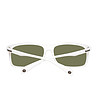 Мъжки слънчеви очила с бяла рамка-2 снимка