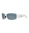 Мъжки слънчеви очила с бяла рамка и сини лещи-0 снимка