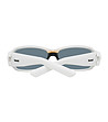 Мъжки слънчеви очила с бяла рамка и сини лещи-2 снимка