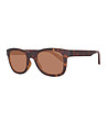 Кафяви мъжки слънчеви очила с поляризирани лещи-0 снимка