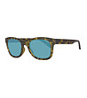 Мъжки слънчеви очила с кафяви рамки и сини поляризирани лещи-0 снимка