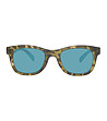 Мъжки слънчеви очила с кафяви рамки и сини поляризирани лещи-1 снимка