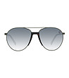 Кафяви мъжки слънчеви очила тип авиатор с поляризация-1 снимка