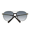 Кафяви мъжки слънчеви очила тип авиатор с поляризация-2 снимка