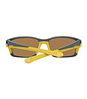 Мъжки слънчеви очила в сиво и жълто-2 снимка