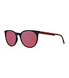 Черни мъжки слънчеви очила с червени лещи-0 снимка