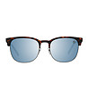 Мъжки слънчеви очила с полурамка в цвят хавана-2 снимка