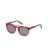 Мъжки слънчеви очила с червени рамки с поляризация-0 снимка