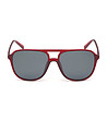 Мъжки слънчеви очила с червени рамки и поляризирани лещи-1 снимка