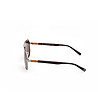 Сребристи мъжки поляризирани слънчеви очила с кафяви лещи-1 снимка