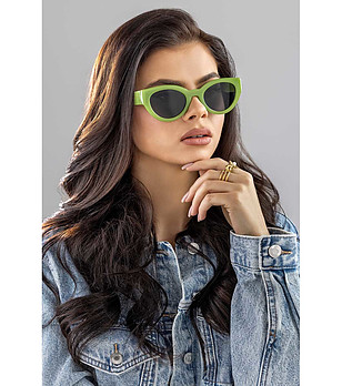 Зелени дамски слънчеви очила Everleigh  снимка