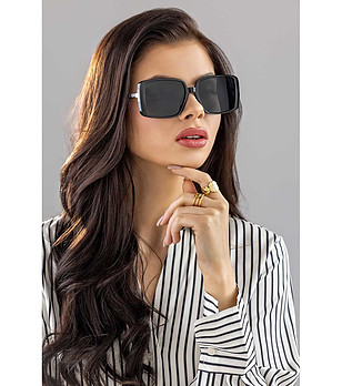 Дамски черни слънчеви очила Emery  снимка