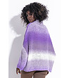 Дамски пуловер в лилави нюанси Sandra със съдържание на мохер-3 снимка