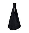 Черна дамска чанта от естествена кожа Livia-1 снимка