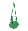 Дамска зелена кожена чанта Novara-1 снимка