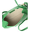 Дамска зелена кожена чанта Novara-3 снимка
