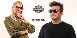Harley Davidson, Diesel - рамки и очила снимка