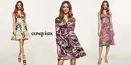 Conquista - усещане за цветна ефирност с нова рокля снимка