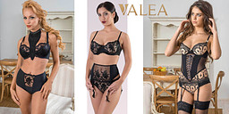 Valea - дръзка с черна дантела снимка