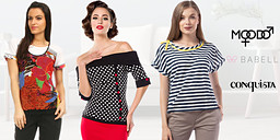 Разпродажба на блузи с къс ръкав снимка