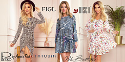 Винаги актуалните рокли с принт снимка