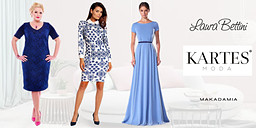 Привлечи всички погледи с рокля в сини нюанси снимка