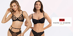 Marc & Andre - бельо в черно, бежово и бяло снимка