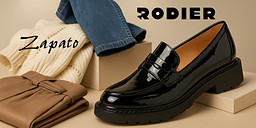 Тренди комбинация от панталон, жилетки и мокасини снимка