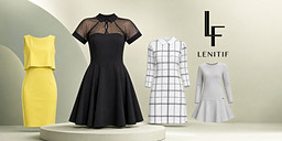 Lenitif – асиметрични и елегантни рокли в цветна линия снимка