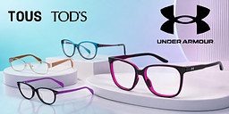 Диоптрични рамки Tods, Under Armour, Tous – цветен фокус снимка
