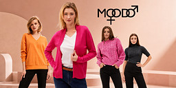 Moodo плетива – дамски пуловери и жилетки в меки тонове снимка