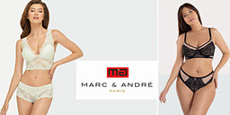 Дамско бельо Marc & André в черно, бяло и нюд снимка