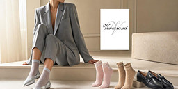 Veneziana фини, мрежести и фигурални чорапи снимка