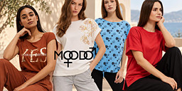 Moodo - любимите тениски цветна визия снимка