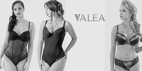 Черно дамско бельо Valea снимка
