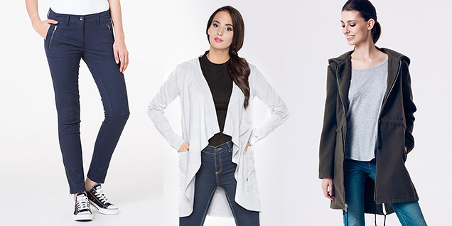 Дамски дънки, елеци, жилетки снимка