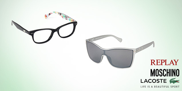 Lacoste, Moschino, Replay - очила, рамки снимка