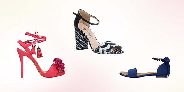 Дамски сандали снимка