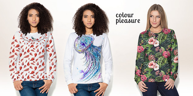 Colour Pleasure - дамски цветни блузи снимка