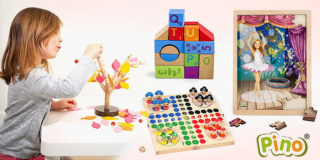 Pino - класически играчки от дърво снимка