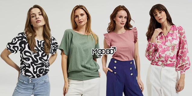 Moodo - тениски и блузи с къс ръкав снимка
