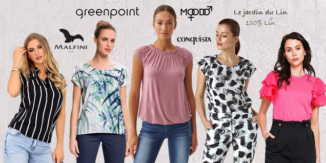 Блузи с къс ръкав - разпродажба преди сезона снимка