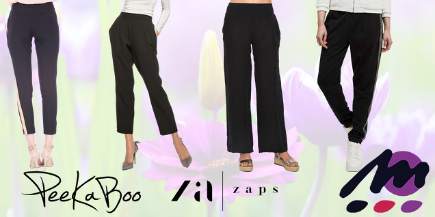 Черни дамски панталони - винаги в гардероба снимка