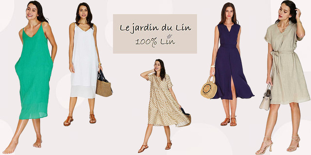 Le jardin du Lin - любимите рокли от лен и памук снимка
