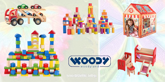 Woodyland - дървен свят за игри снимка