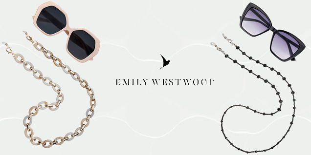 Emily Westwood - цветни верижки за неповторими очила снимка